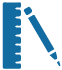 ruler and pencil icon